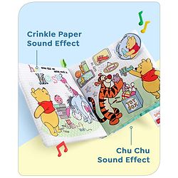 Babyhug Disney Winnie the Pooh Story Cloth Book  - English