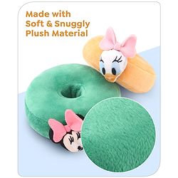 Babyhug 5 Pcs Disney Mickey And Friends Plush Stacking Ring Toy| 4 Rings and 1 Base Soft Stacking Toy| STEM Montessori Learning Toy for 1 - 3 Years Kids| Boost Motor Skills Creativity & Hand Eye Co-ordination| BIS Certified