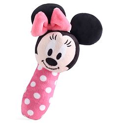 Babyhug Disney Soft Minnie Mouse Squeaker Baby Rattle - Pink