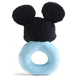 Babyhug Disney Mickey Mouse  Baby Ring Rattle - Blue