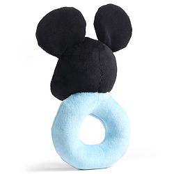 Babyhug Disney Mickey Mouse  Baby Ring Rattle - Blue