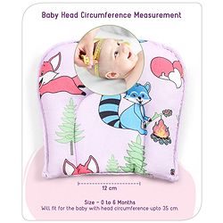 Babyhug Cotton Mattress Set with Mosquito Net Fox Print- Pista Green