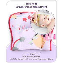 Babyhug Cotton Mattress Set with Mosquito Net Fox Print- Pista Green