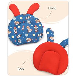 Babyhug Cloud Shaped Head Shaping Rai ( Mustard Seed ) Pillow Cloud Print- Pink