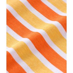 Babyhug 100% Cotton Knit Half Sleeves Onesies with Striped & Dino Print Pack of 3 - Multicolour