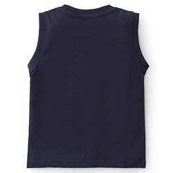 Babyhug Cotton Half Sleeve Twofer Check Shirt with T-Shirt - Brown & Navy