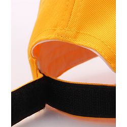 Babyhug Disney Cotton Summer Cap With Lion King Graphics - Yellow