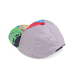Babyhug Marvel Cotton Summer Cap With Avengers Graphics - Multicolour