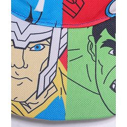 Babyhug Marvel Cotton Summer Cap With Avengers Graphics - Multicolour