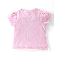 Babyhug Cotton Knit Half Sleeves Night Suit Kitty Print - Pink
