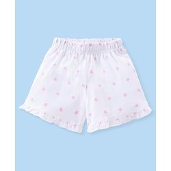 Babyhug Cotton Single Jersey Knit Sleeveless Night Suit Unicorn Print - Pink