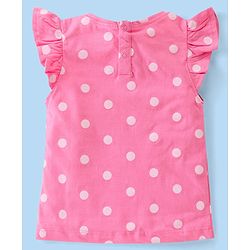 Babyhug Cotton Knit Frill Sleeves T-Shirts with Fruity Print Pack of 3 - Multicolour