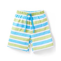 Babyhug Cotton Knit Boats Printed Shorts Pack of 3 - Multicolour