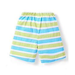 Babyhug Cotton Knit Boats Printed Shorts Pack of 3 - Multicolour