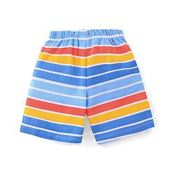 Babyhug Cotton Knit Space Shuttle Printed Shorts Pack of 3 - Multicolour