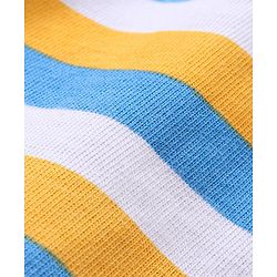 Babyhug Cotton Knit Shorts Submarine Printed and Striped Pack of 3 - Multicolour