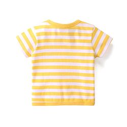 Babyhug 100% Cotton Interlock Knit Half Sleeves Vests Boat Print Pack of 3 - Multicolour