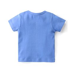 Babyhug 100% Cotton Interlock Knit Half Sleeves Vests Boat Print Pack of 3 - Multicolour