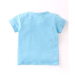 Babyhug 100% Cotton Half Sleeves Front Open Vest Teddy Bear Print Pack of 5 - Multicolour