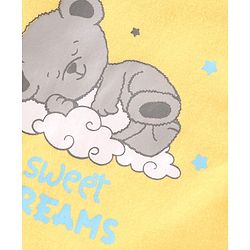 Babyhug 100% Cotton Half Sleeves Front Open Vest Teddy Bear Print Pack of 5 - Multicolour