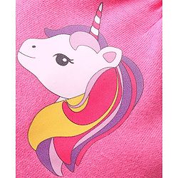 Babyhug 100% Cotton Knit Stars & Unicorn Printed Mittens Pack of 3 - Purple Pink & Yellow