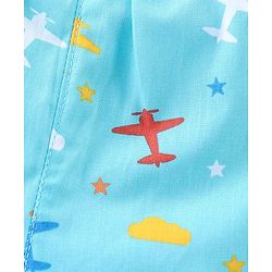 Babyhug Cotton Boxers Trees & Aeroplane Print Pack of 3 - Multicolour
