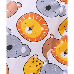 Babyhug Poplin Woven Boxers with Star &  Animal Print Pack of 3 - Multicolour
