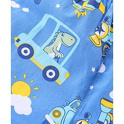 Babyhug Cotton Woven Paper Planes & Dino Printed Boxers Pack of 3 - Multicolour
