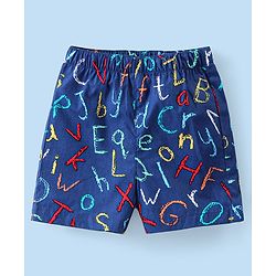 Babyhug Cotton Poplin Boxers Text Vehicle & Animal Print Pack of 3 - Multicolour