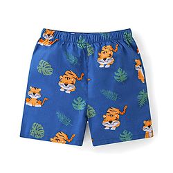 Babyhug Cotton Poplin Boxers Animal & Leaf Print Pack of 3 - Multicolour