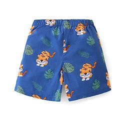 Babyhug Cotton Poplin Boxers Animal & Leaf Print Pack of 3 - Multicolour