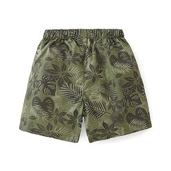 Babyhug Cotton Poplin Boxers Animal & Leaf Print Pack of 3 - Multicolour