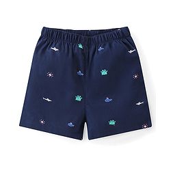 Babyhug Cotton Woven Boxers With Boat Print Pack of 3 - Multicolor
