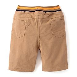 Babyhug Twill Woven Knee Length With Stretch  Washed Jamaican - Navy Blue