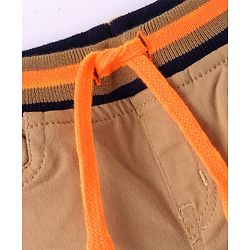 Babyhug Twill Woven Knee Length With Stretch  Washed Jamaican - Navy Blue
