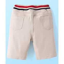 Babyhug Twill Woven Knee Length With Stretch  Washed Jamaican - Navy Blue