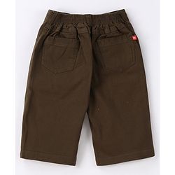 Babyhug Twill Woven Knee Length With Stretch Washed Jamaican - Navy Blue