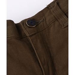 Babyhug Twill Woven Knee Length With Stretch Washed Jamaican - Navy Blue