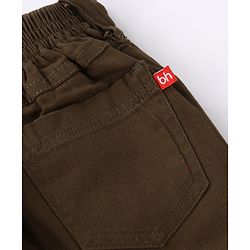 Babyhug Twill Woven Knee Length With Stretch Washed Jamaican - Navy Blue