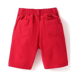 Babyhug Twill Woven Knee Length With Stretch Washed Jamaican - Navy Blue
