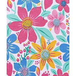 Babyhug Woven Terry Towel With Hood Floral Print L 76 x B 76 cm - Multicolour