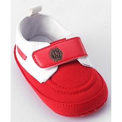 Cute Walk by Babyhug Velcro Closure Booties - Red