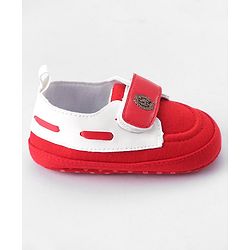 Cute Walk by Babyhug Velcro Closure Booties - Red