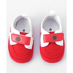 Cute Walk by Babyhug Velcro Closure Booties - Red