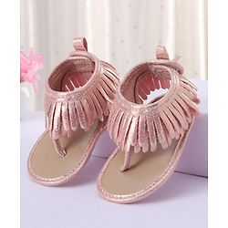 Cute Walk by Babyhug Velcro Closure Booties - Pink