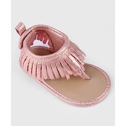 Cute Walk by Babyhug Velcro Closure Booties - Pink