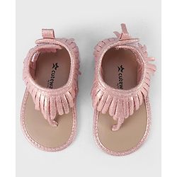 Cute Walk by Babyhug Velcro Closure Booties - Pink