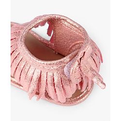 Cute Walk by Babyhug Velcro Closure Booties - Pink