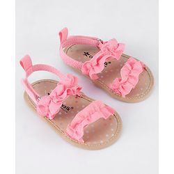 Cute Walk by Babyhug Velcro Closure Booties - Pink