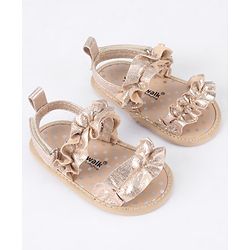 Cute Walk by Babyhug Velcro Closure Booties - Brown